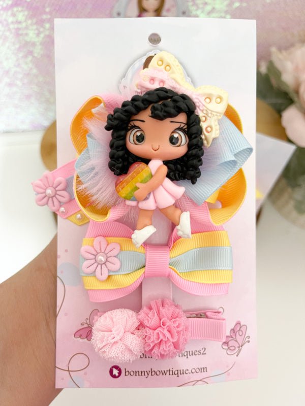 3 Piece Pop it Hair Bow
