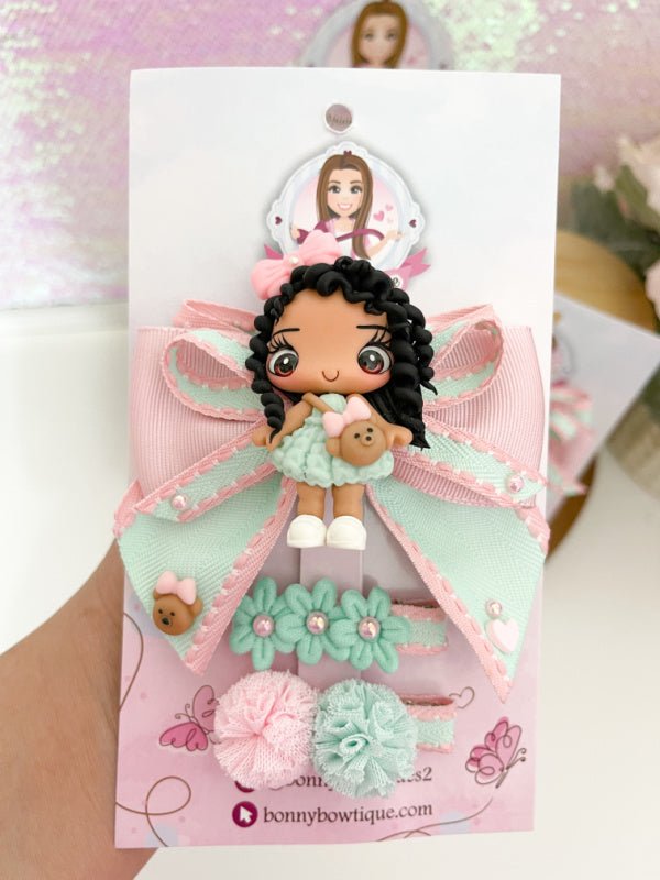 3 Piece Princess Ge Hair Bow
