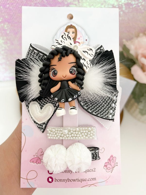 3 Piece Boss Baby Hair Bow