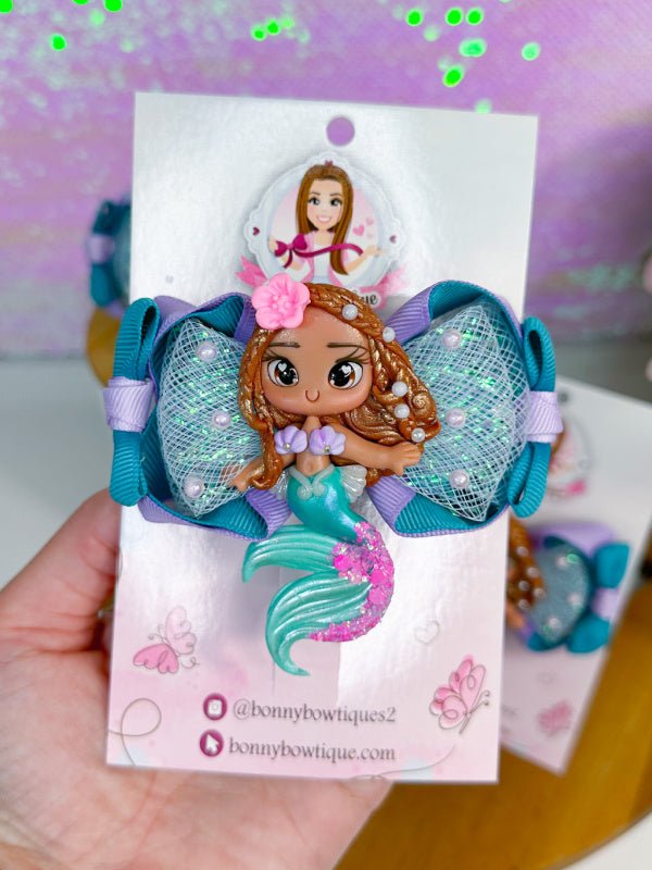 The little mermaid Small hair bow