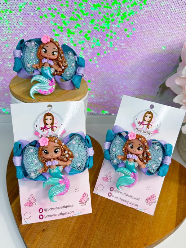 The little mermaid Small hair bow