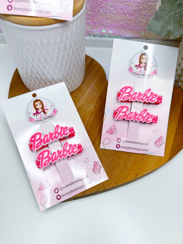 Barbie hair clips