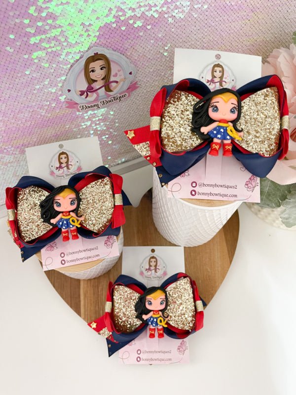 Wonder Woman Hair Bow