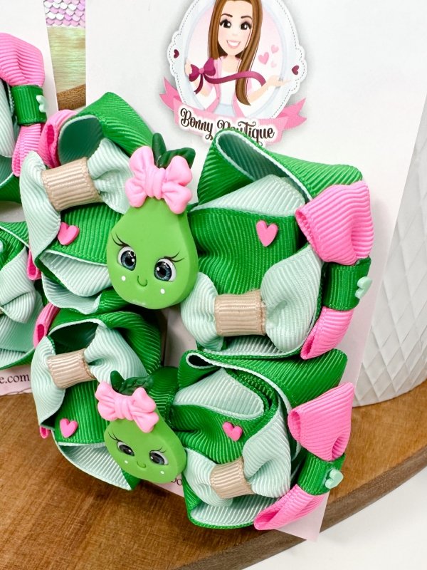 Pear Hair Bow