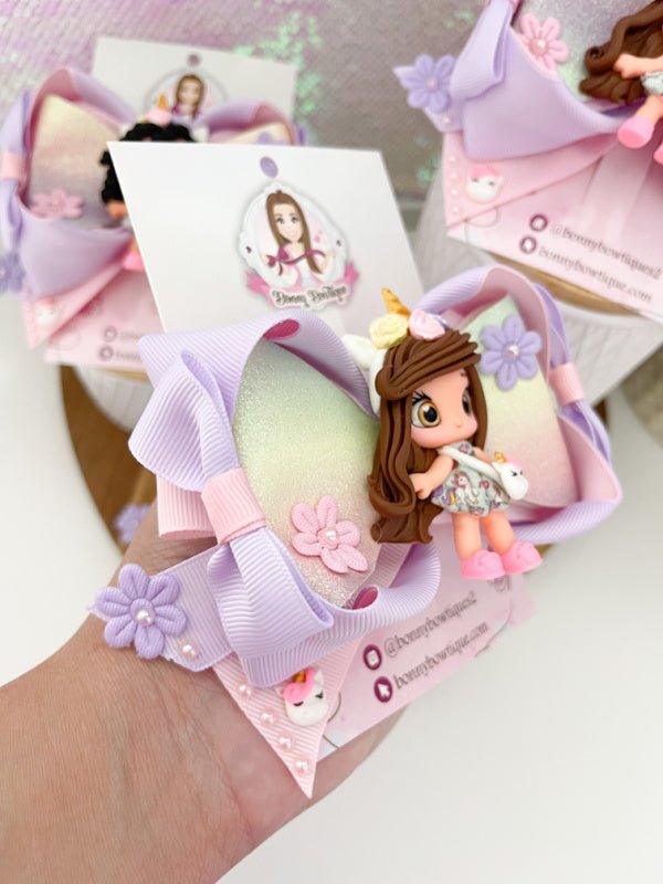 Unicorn Hair Bow