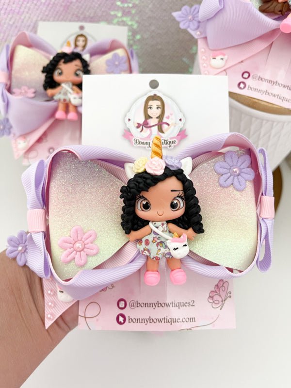 Unicorn Hair Bow