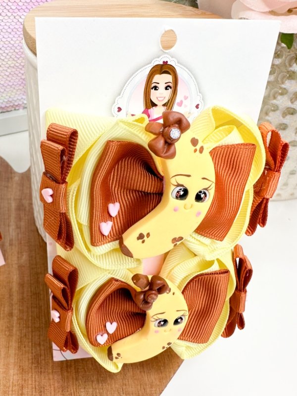 Banana Hair Bow
