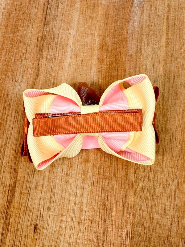 Chocolate Hair Bow