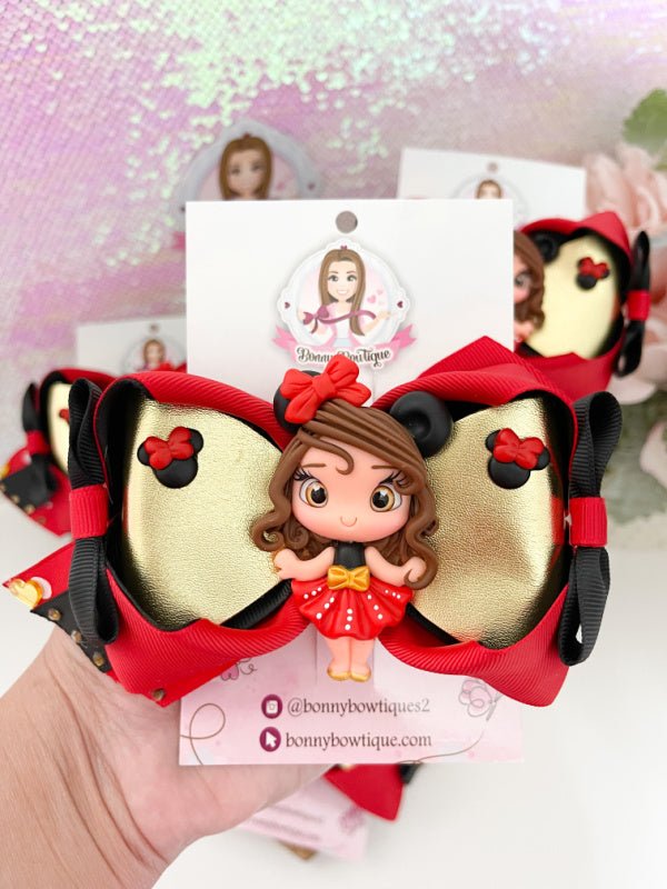 Minnie Gold Hair Bow